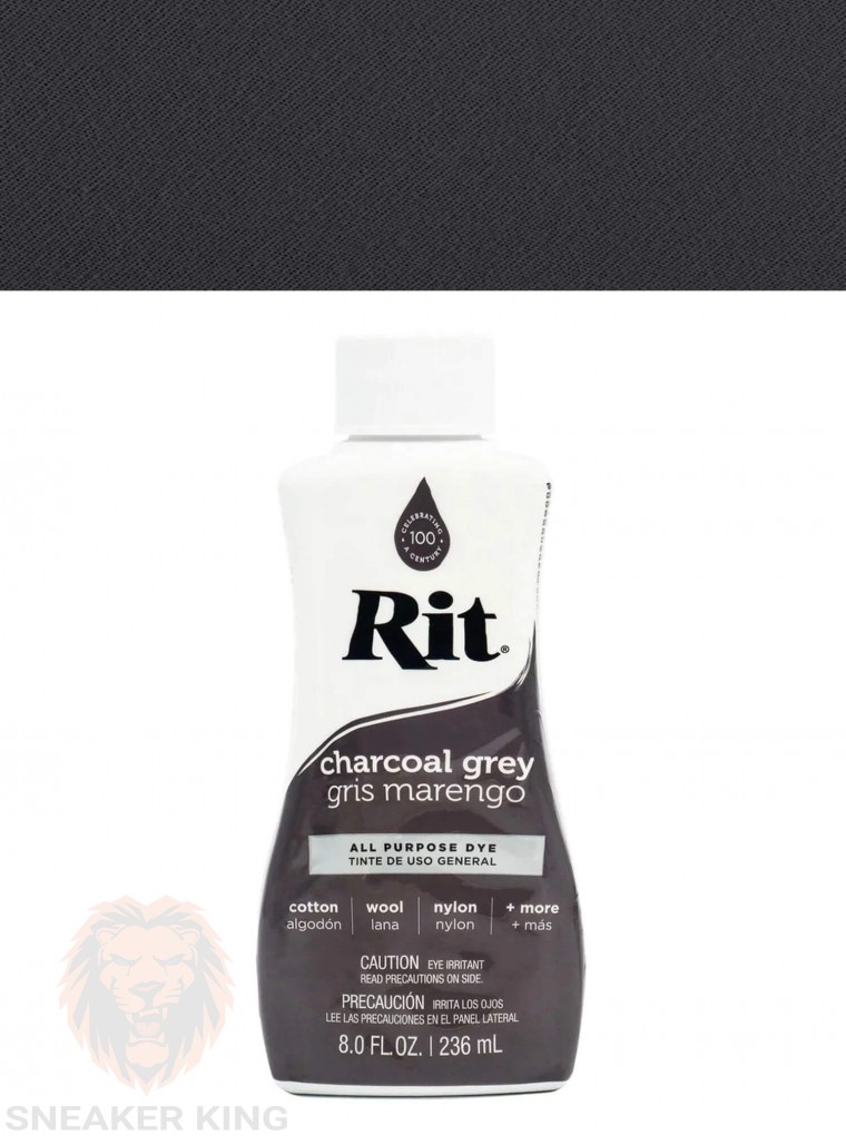 Барвник для натуральних тканин RIT All-Purpose Dye Charcoal Grey (темно-сірий), 236 мл
